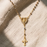 Collar Rosario Milagrosa Colección Aura Sacra